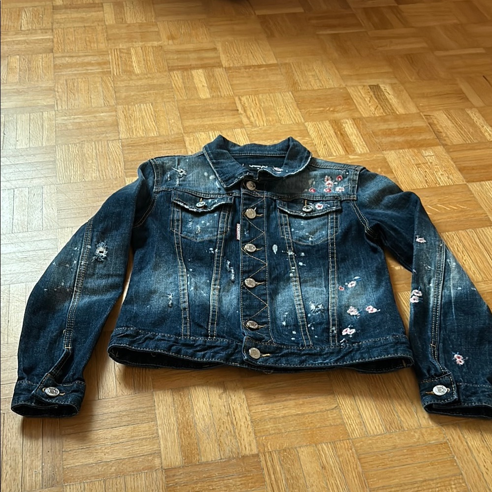 Dsquared 2 Embroidered Denim Jacket